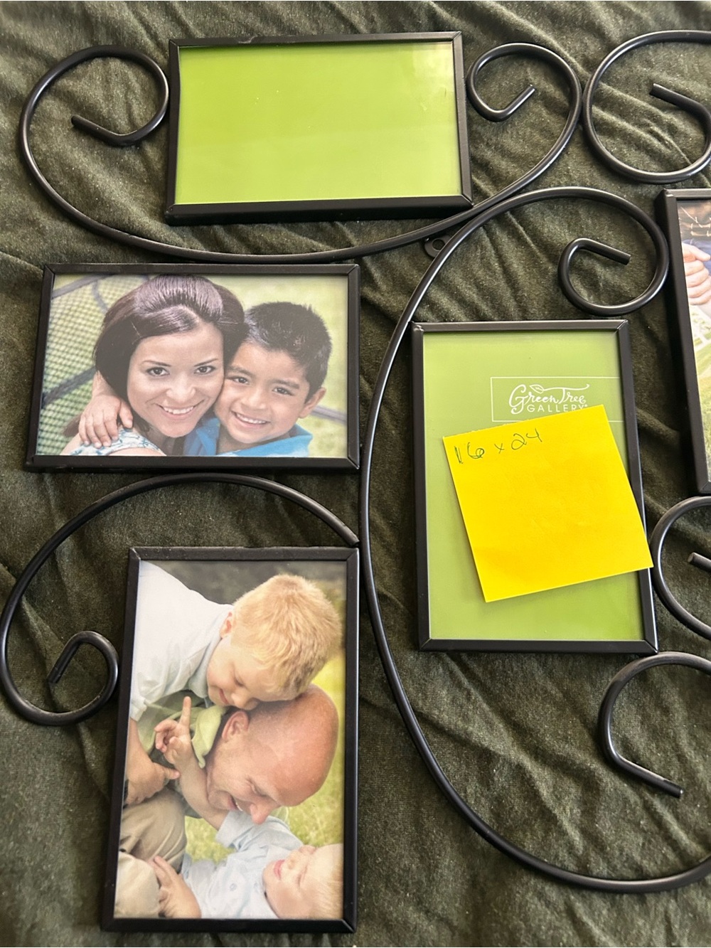 Black Scroll Multi-Photo Wall Frame - Picture 2 of 3